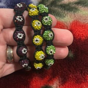 Shamballa Evil Eye Crystal Bracelet new lot